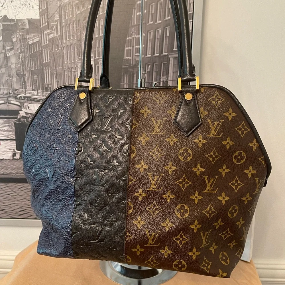 Louis Vuitton Limited Edition Marine Blocks Tote Like New - Picture 6 of 17